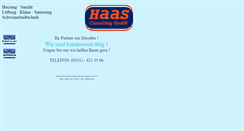 Desktop Screenshot of haas-consulting.de