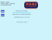 Tablet Screenshot of haas-consulting.de
